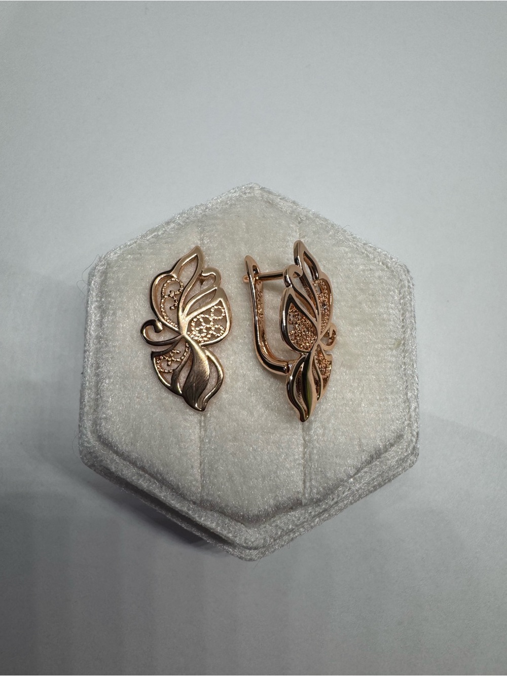 Vintage 14K 585 Rolled Gold Earrings | Not Solid Gold - Picture 5 of 13